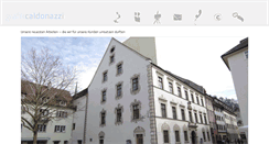 Desktop Screenshot of caldonazzi.at