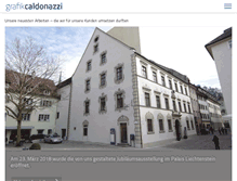 Tablet Screenshot of caldonazzi.at